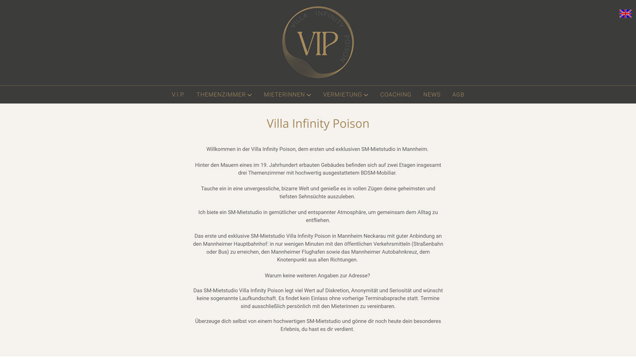 Homepage Villa Infinity Poison